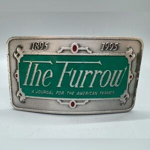 JOHN DEERE Belt Buckle ’THE FURROW’ 1895-1995